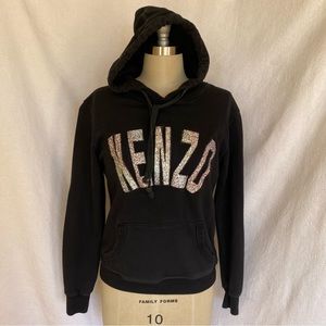 Kenzo M logo/tiger hoodie black unisex